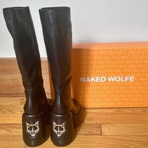 Naked Wolfe - Wanted Black Women Boots 9US/39EU